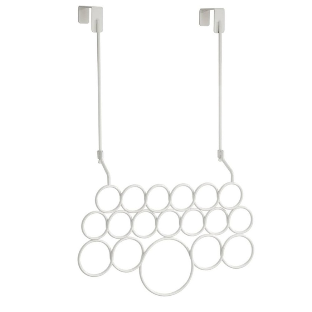 Silver Over The Door Accessories Hanger scarf hanger belt hanger shawl hanger